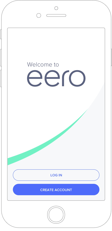 eero App start screen