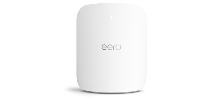 Front-facing view of the Eero Max 7 Wi-Fi 7 router on a white background.