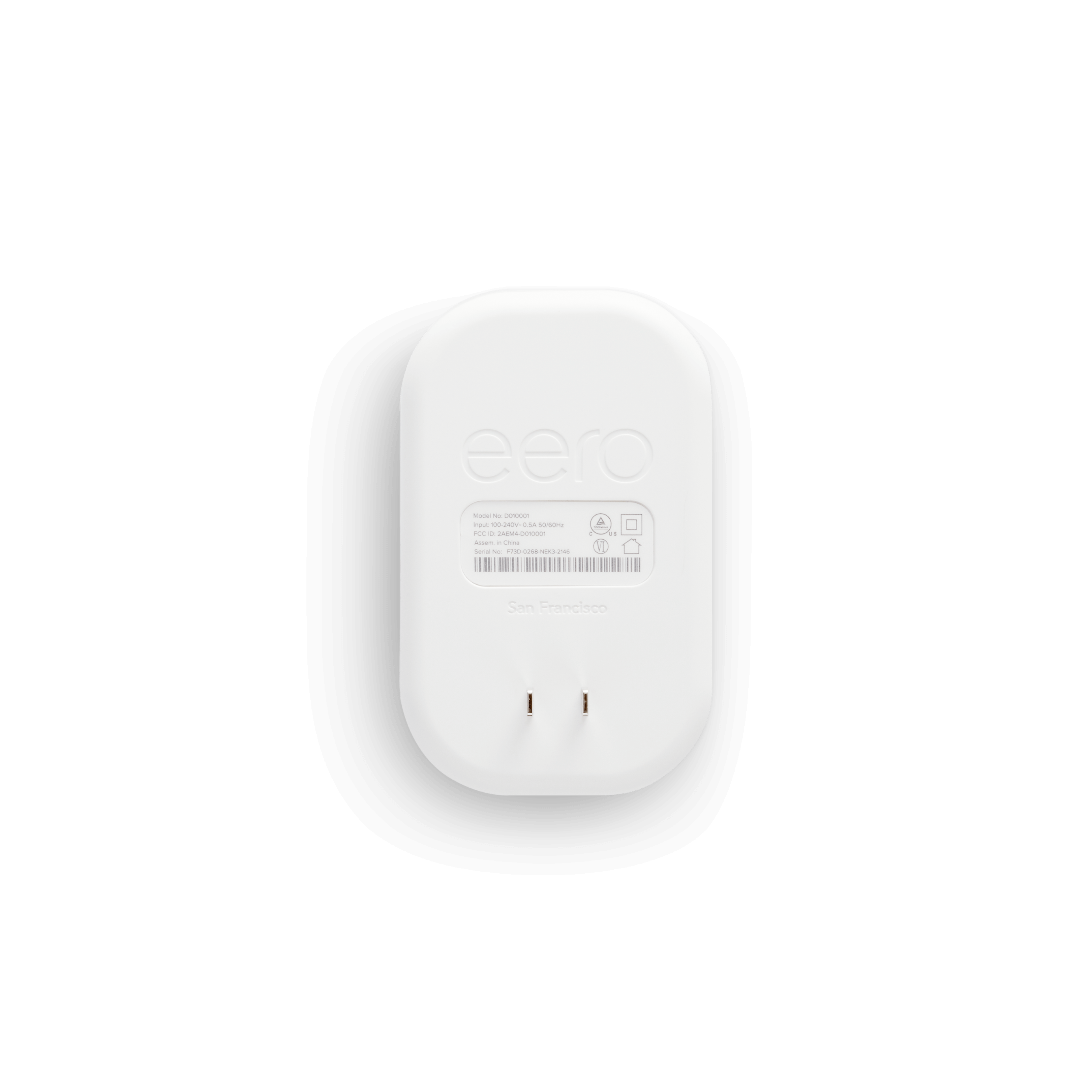 eero Beacon from the side