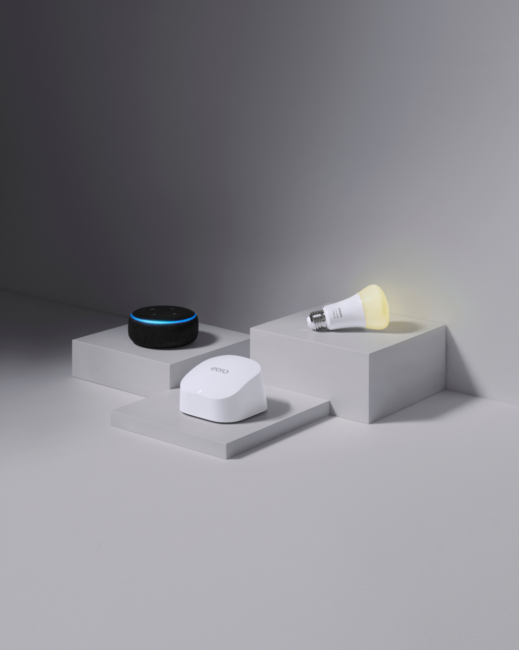 eero system being set up