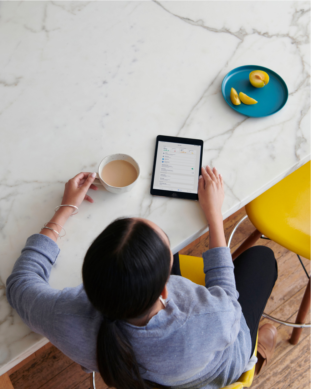 eero system being set up