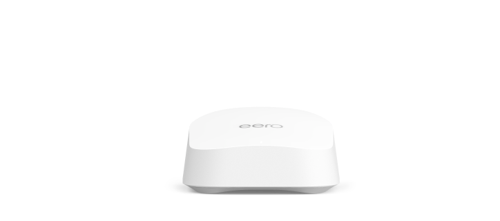 Front-facing view of the Eero 7 Wi-Fi 7 router on a white background.
