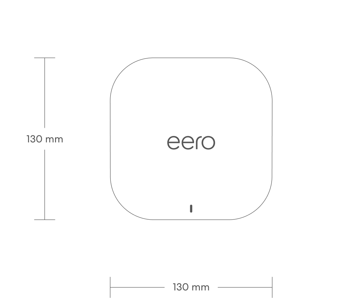 dimensions image: eero 7 (3-pack)